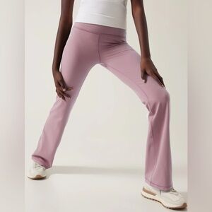 Athleta Girl Mauve/Purple High Rise Chit Chat Flare Pant Size XL/14